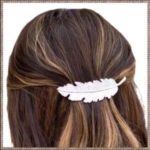 Boho feather hair clip Barrett